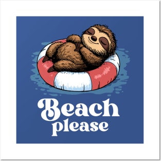 Beach Please Posters and Art